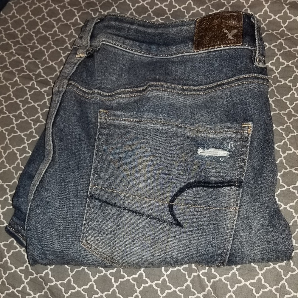 AE hi rise jeggings 14